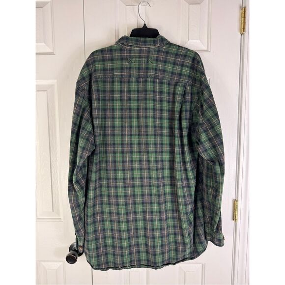 Duluth Trading Co Mens Plaid Flannel Shirt Size XLT - Picture 2 of 2